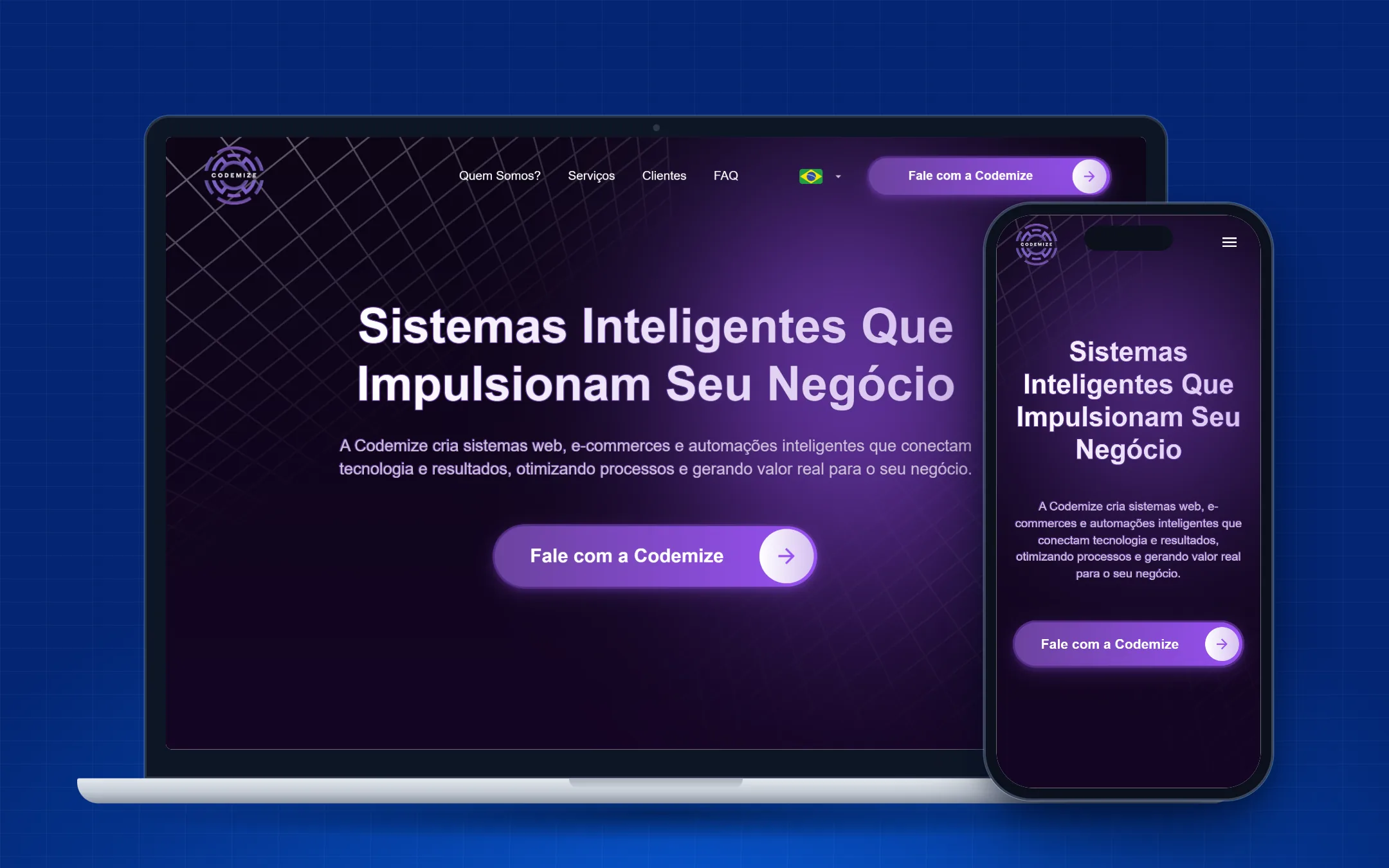 Landing Codemize